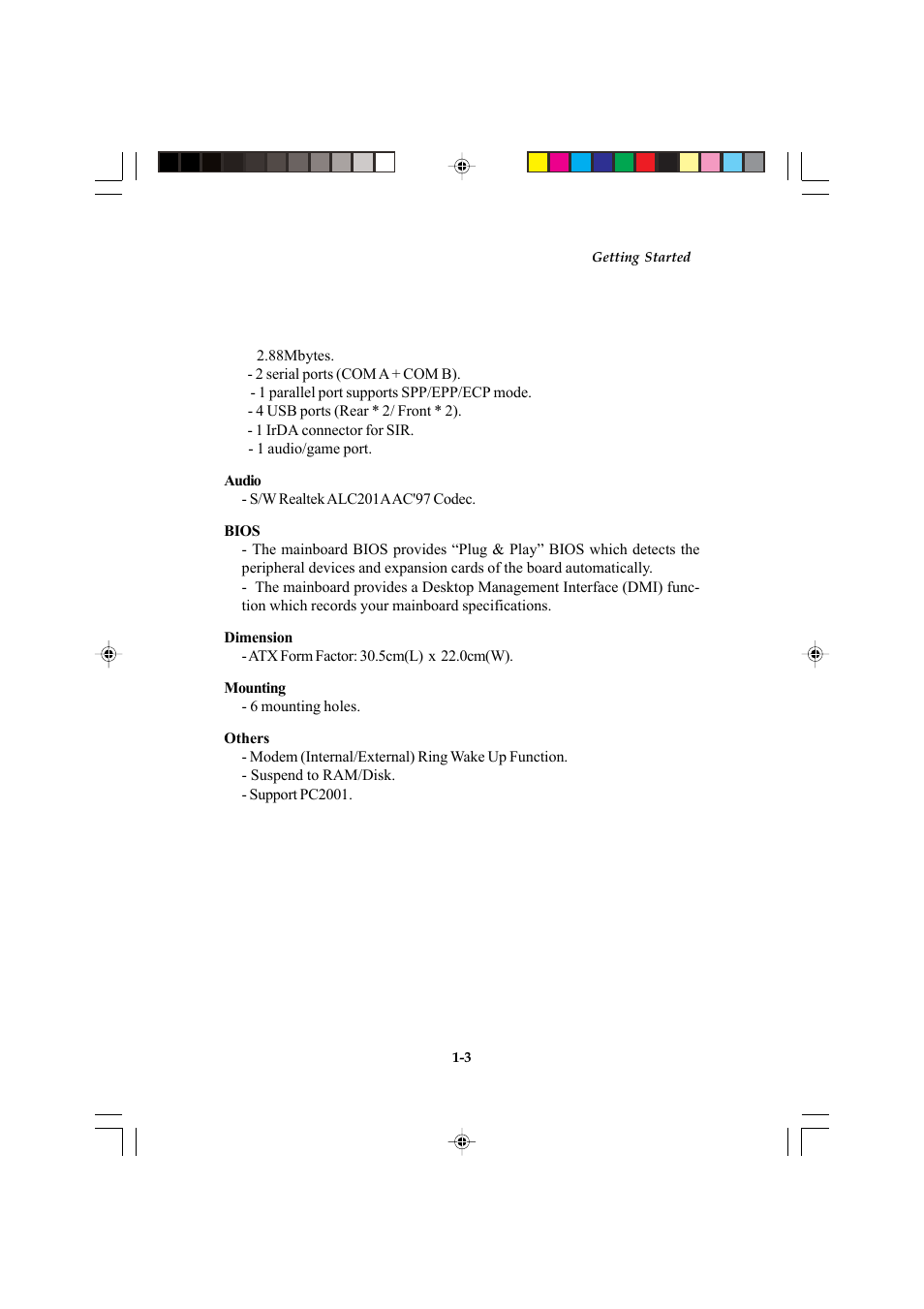 Microstar MS-6547 (v1.X) ATX Mainboard G52-MA00514 User Manual | Page 10 / 67