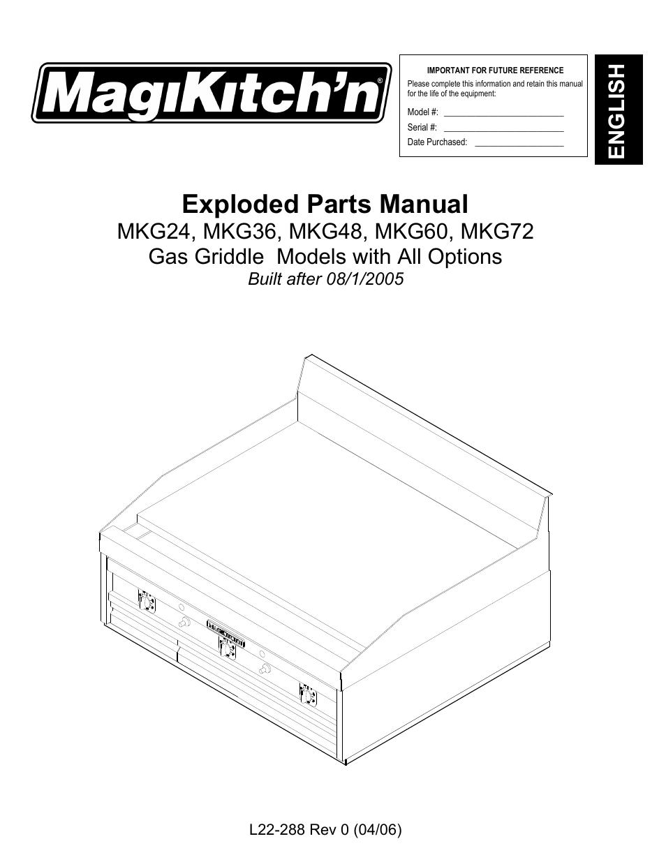 Magikitch'n L22-288 User Manual | 24 pages