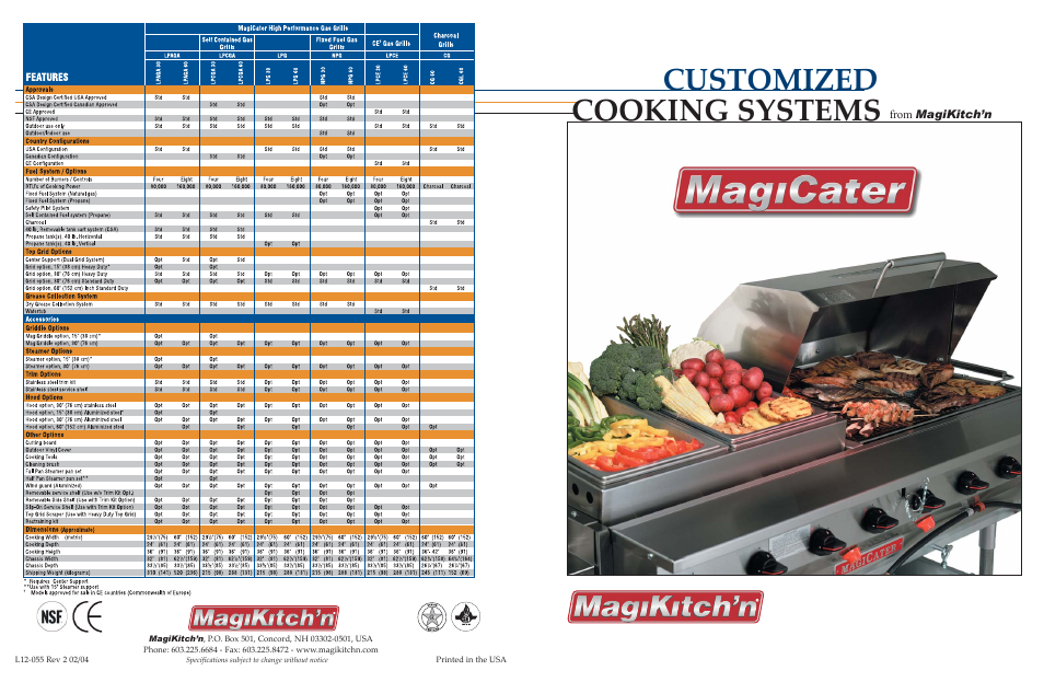 Magikitch'n MagiCater LPAGA60-SS User Manual | 4 pages