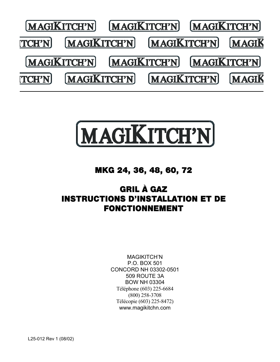 Magikitch'n MKG36 User Manual | Page 9 / 24