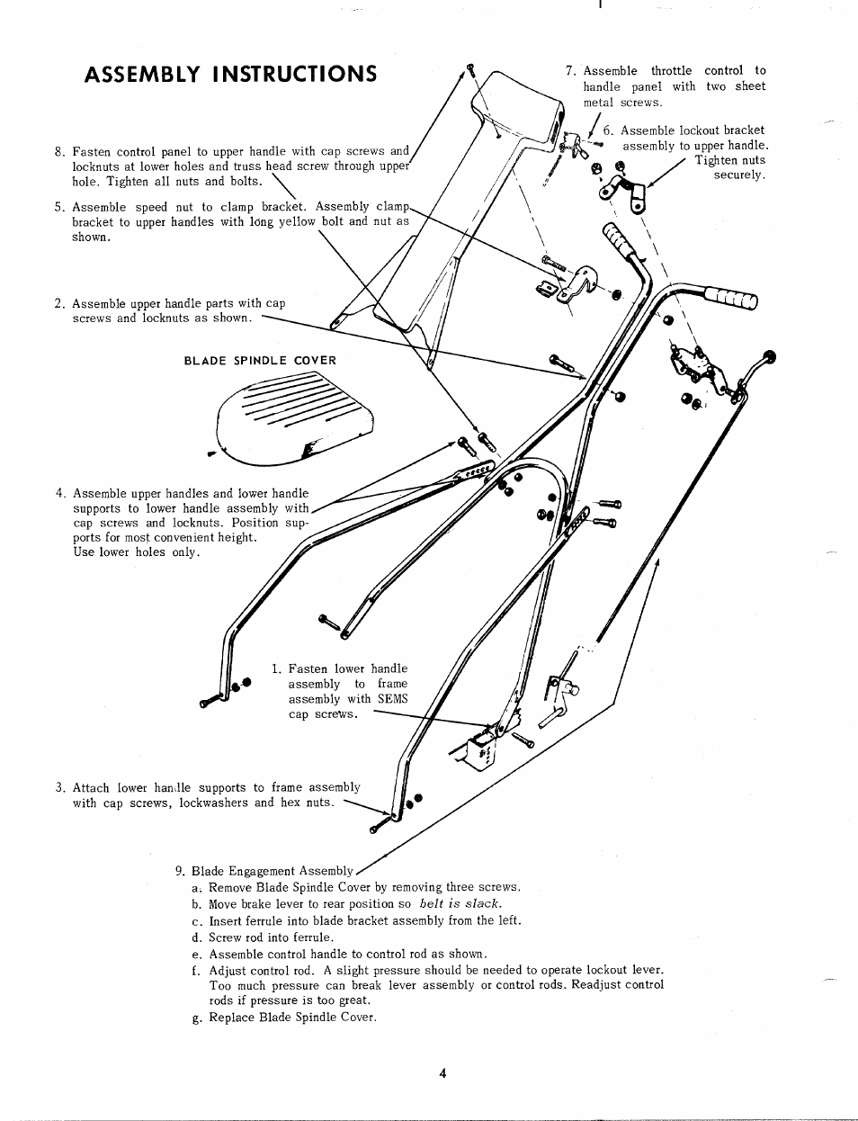 Assembly instructions | MTD 112-530 User Manual | Page 4 / 10