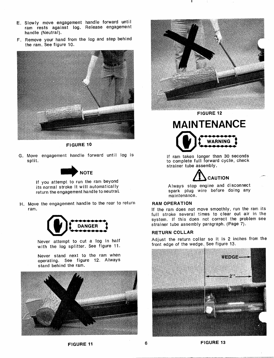Maintenance | MTD 24640-7 User Manual | Page 6 / 12