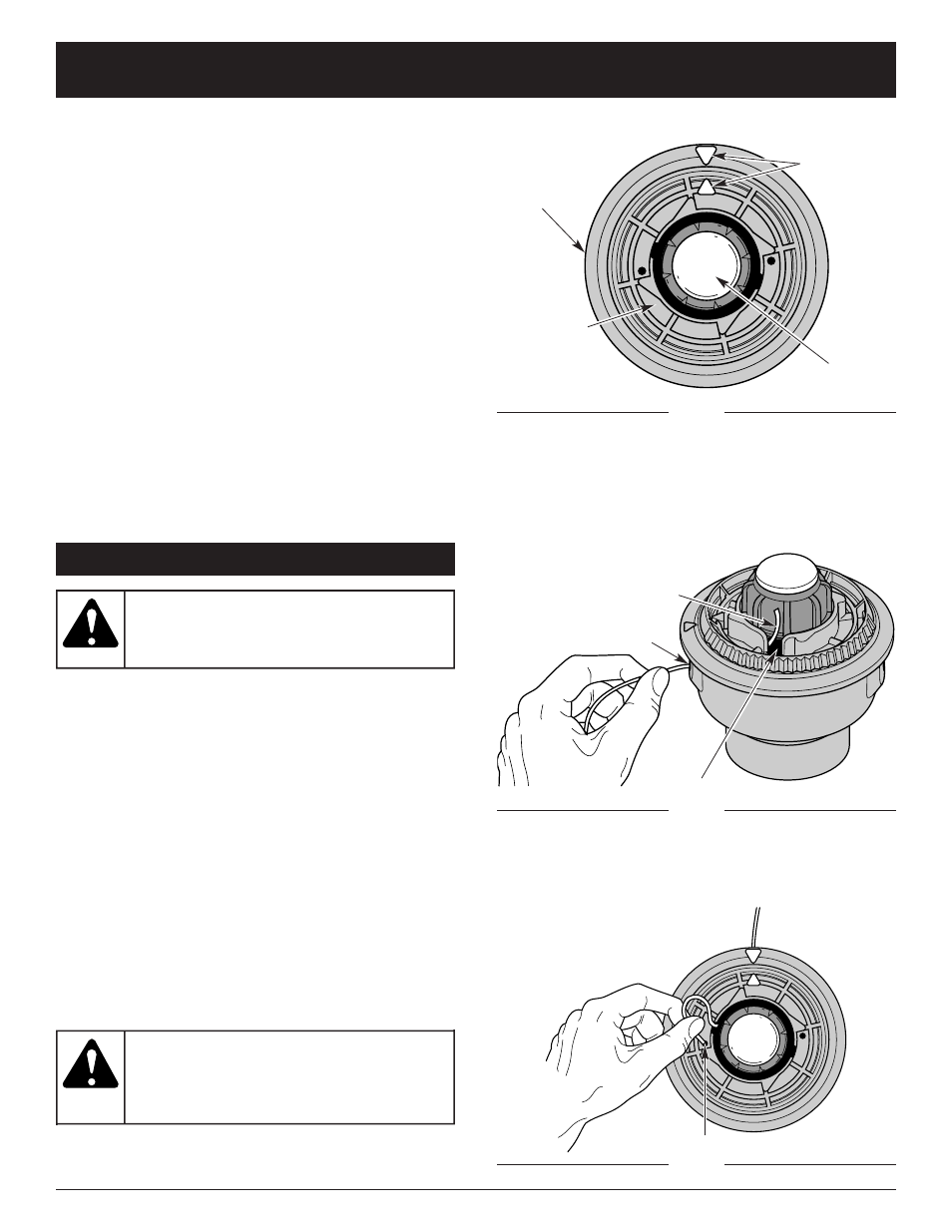 Warning, Maintenance and repair instructions, Cc4025 | Cc4075 | MTD CC4090 User Manual | Page 19 / 88