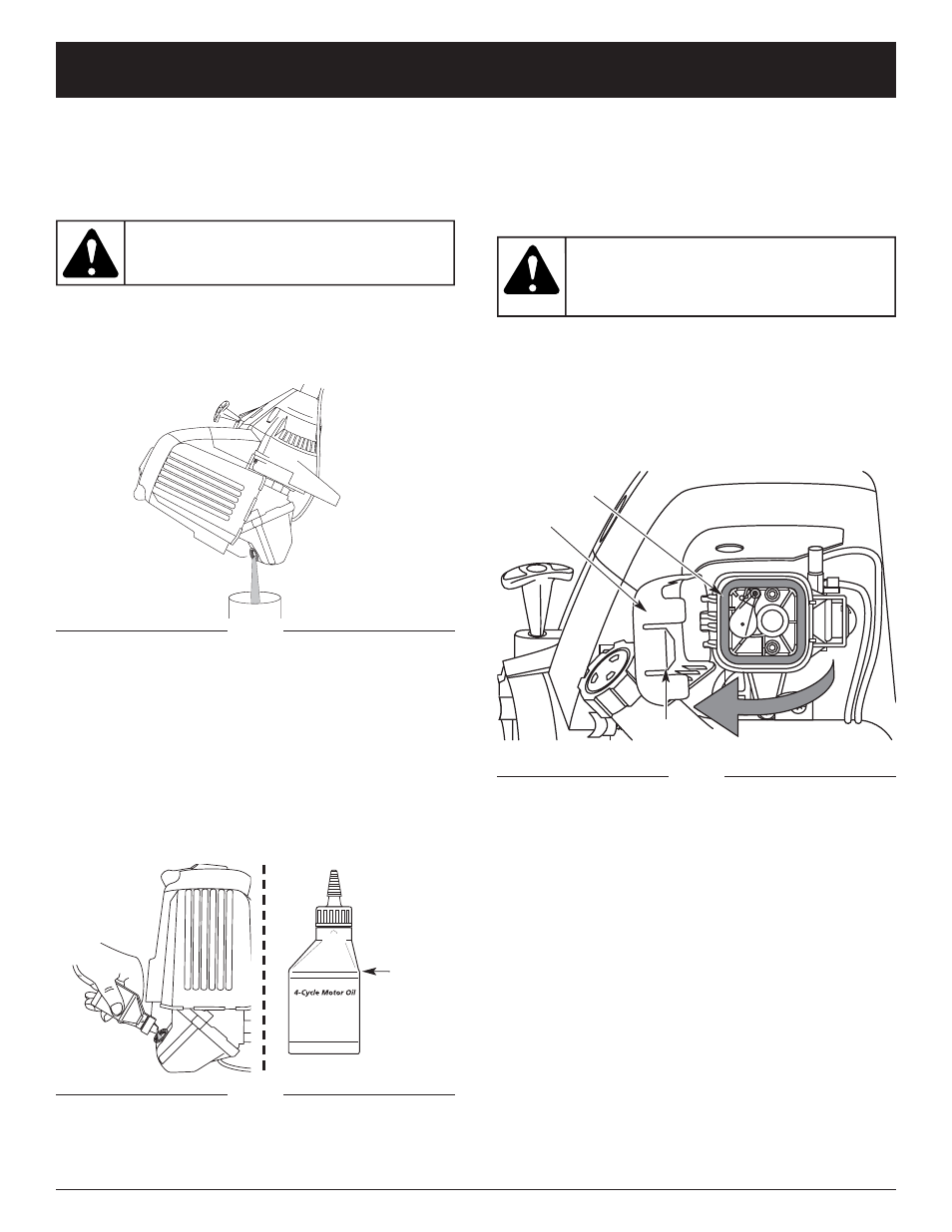 Caution, Warning, Maintenance and repair instructions | MTD CC4090 User Manual | Page 22 / 88