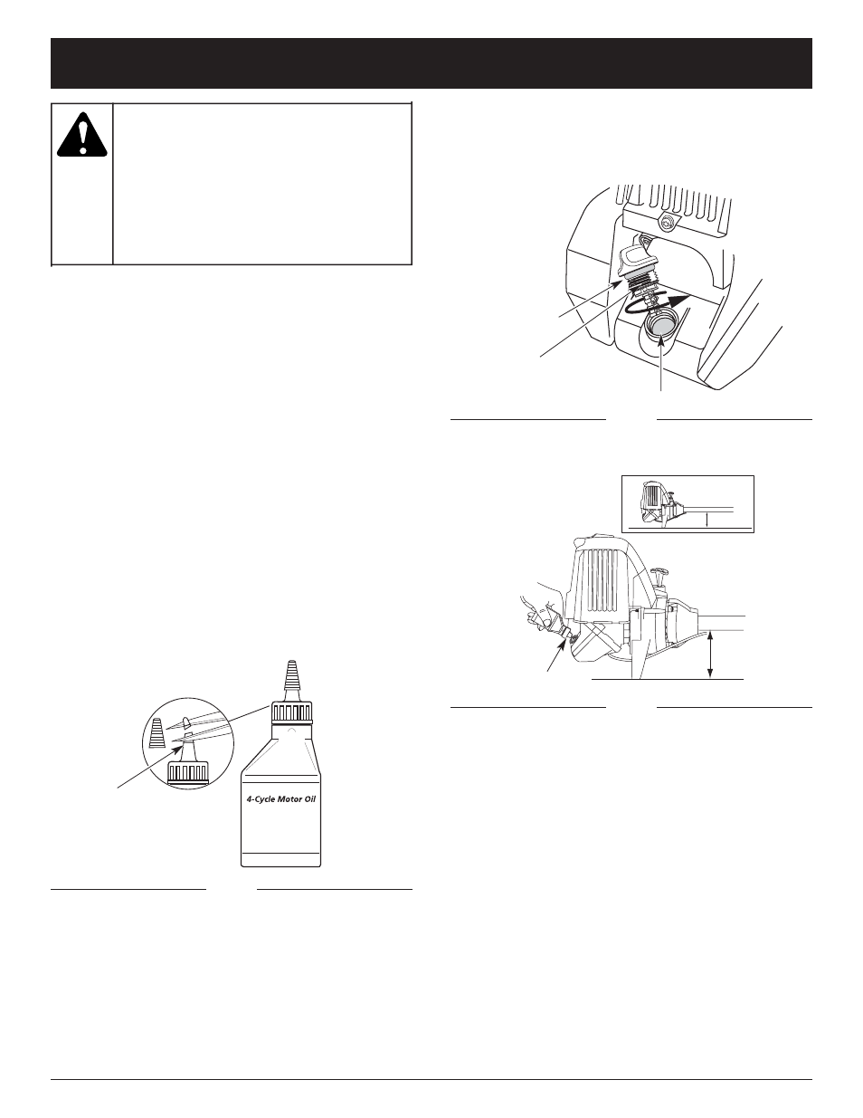 Danger, Informations sur l'huile et le carburant | MTD CC4090 User Manual | Page 41 / 88