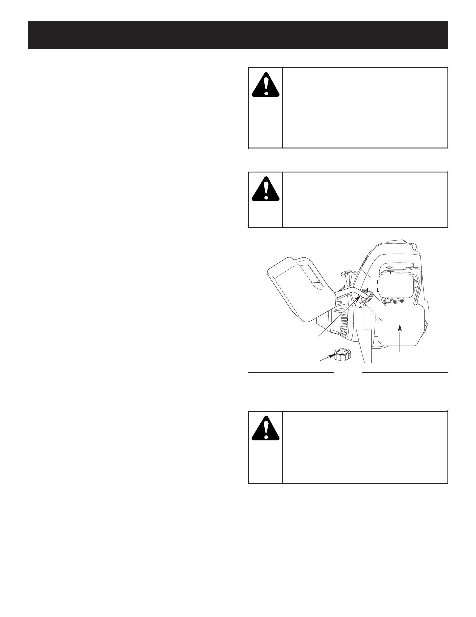 Avertissement, Informations sur l'huile et le carburant | MTD CC4090 User Manual | Page 42 / 88