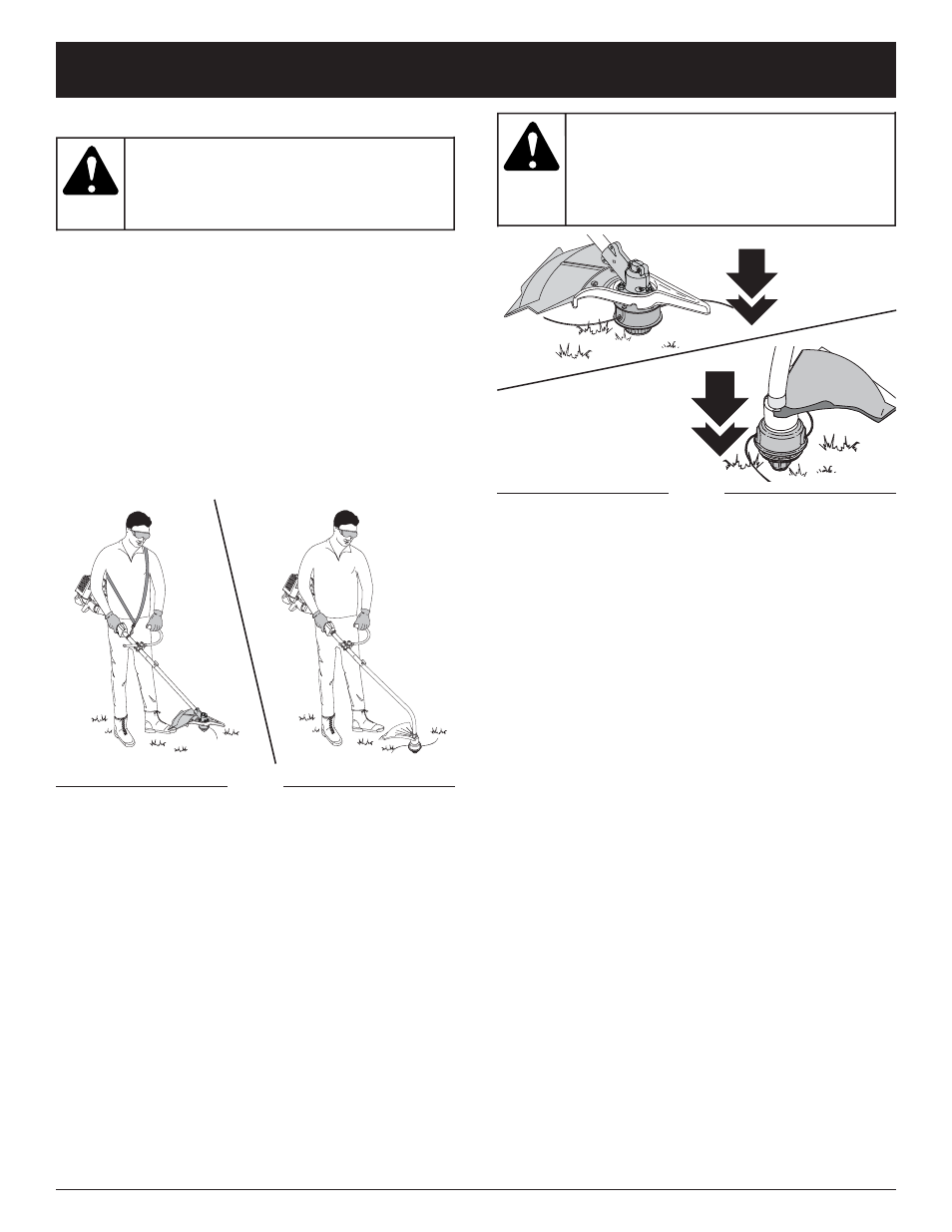 Avertissement, Mise en garde, Mode d'emploi | MTD CC4090 User Manual | Page 45 / 88