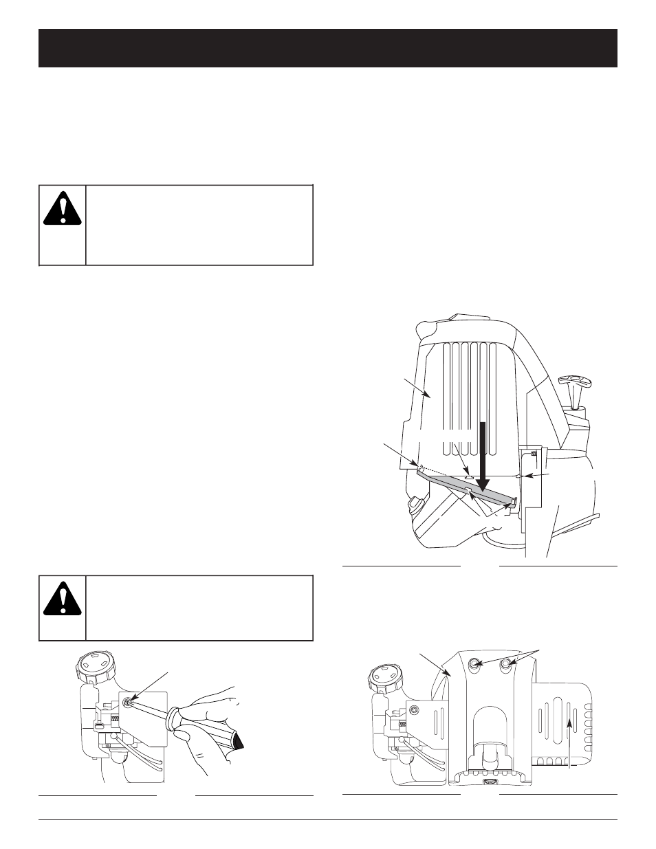 Avertissement, Entretien et réparations | MTD CC4090 User Manual | Page 54 / 88