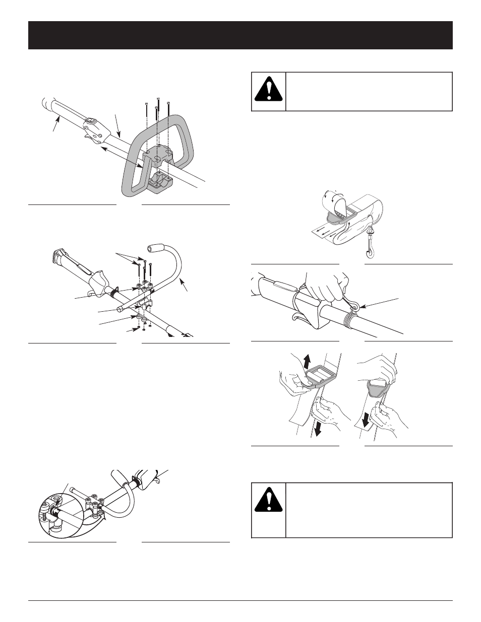 Warning, Assembly instructions, Cc4090 only | MTD CC4090 User Manual | Page 8 / 88