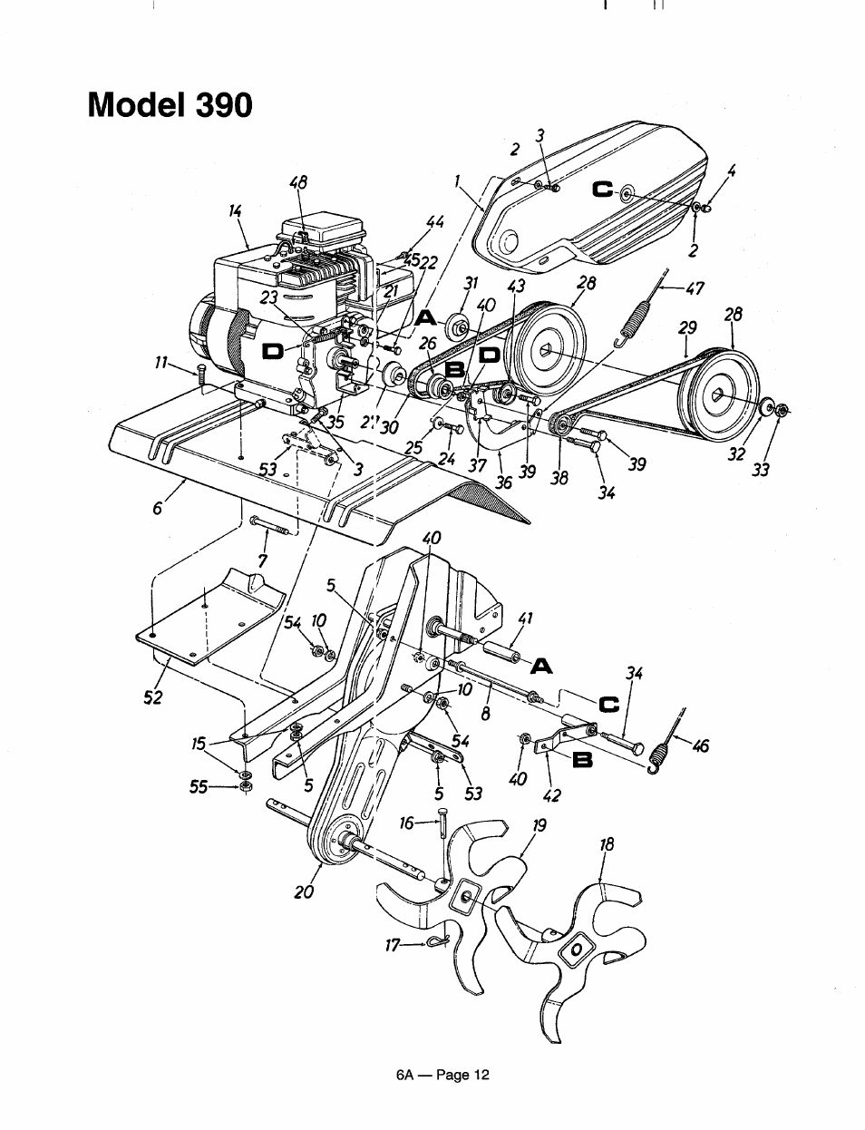 Model 390 | MTD 215-340-000 User Manual | Page 12 / 16