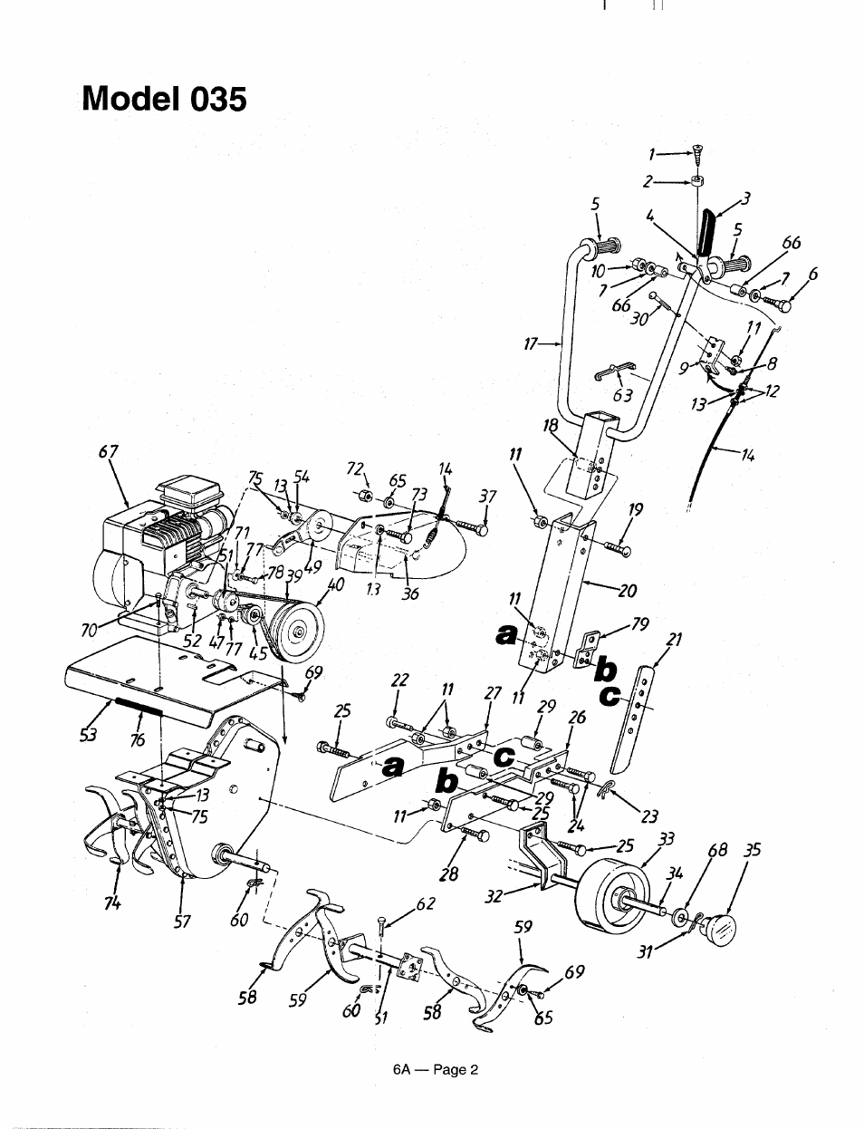 Model 035 | MTD 215-340-000 User Manual | Page 2 / 16