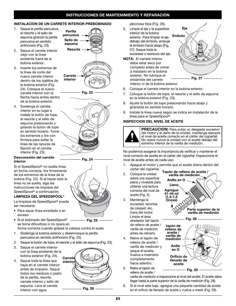 MTD Y26SS User Manual | Page 45 / 56