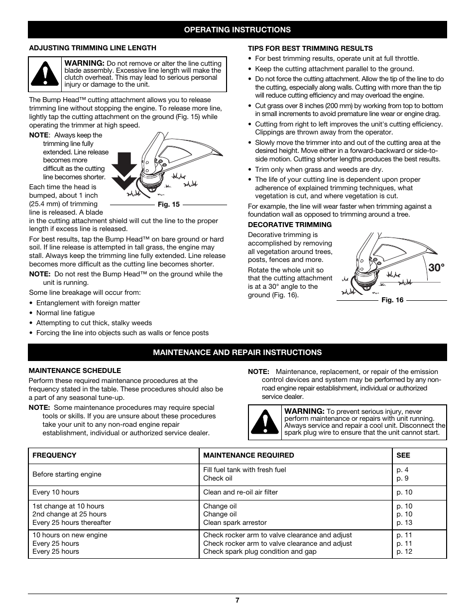 MTD Y26SS User Manual | Page 7 / 56