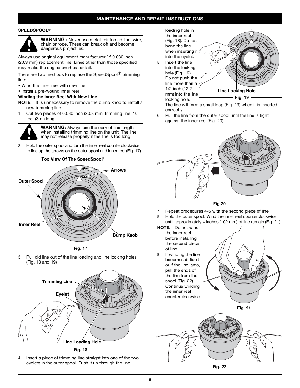 MTD Y26SS User Manual | Page 8 / 56