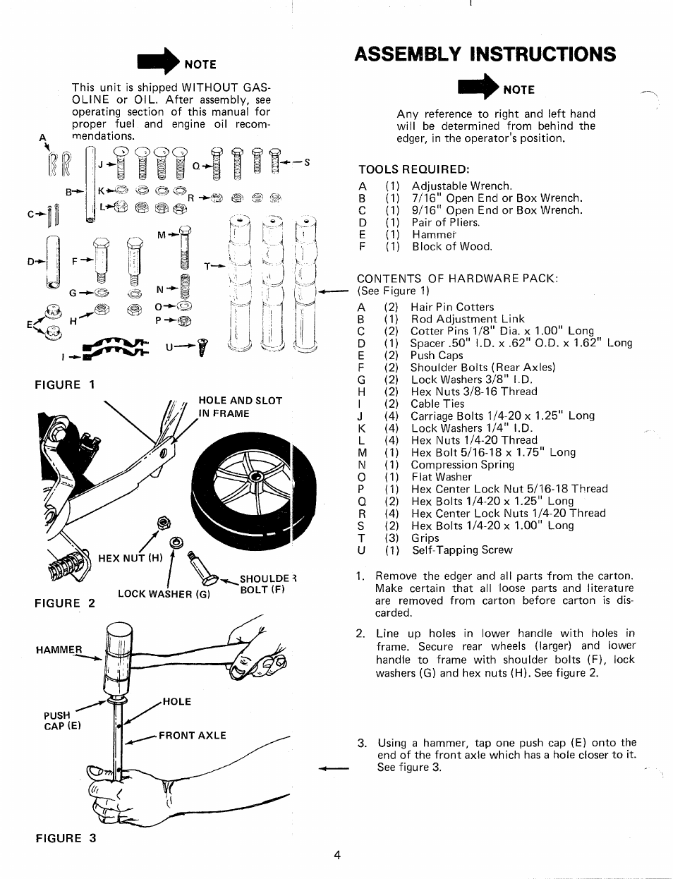 Assembly instructions | MTD 24604C User Manual | Page 4 / 14