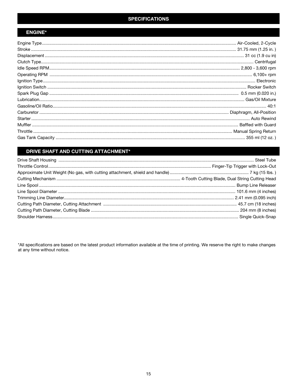 MTD Y780 User Manual | Page 15 / 56