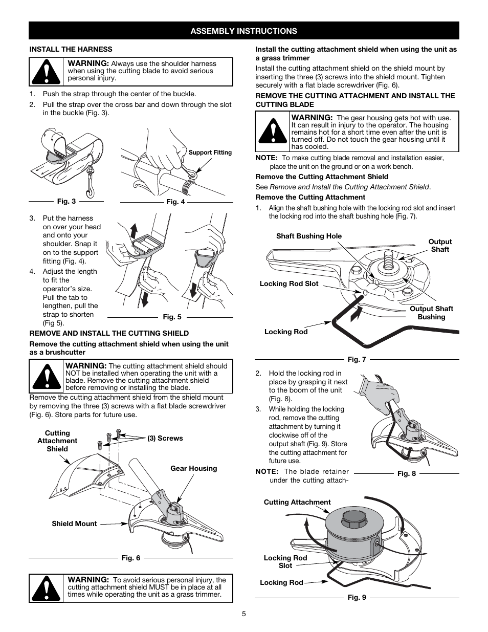 MTD Y780 User Manual | Page 5 / 56