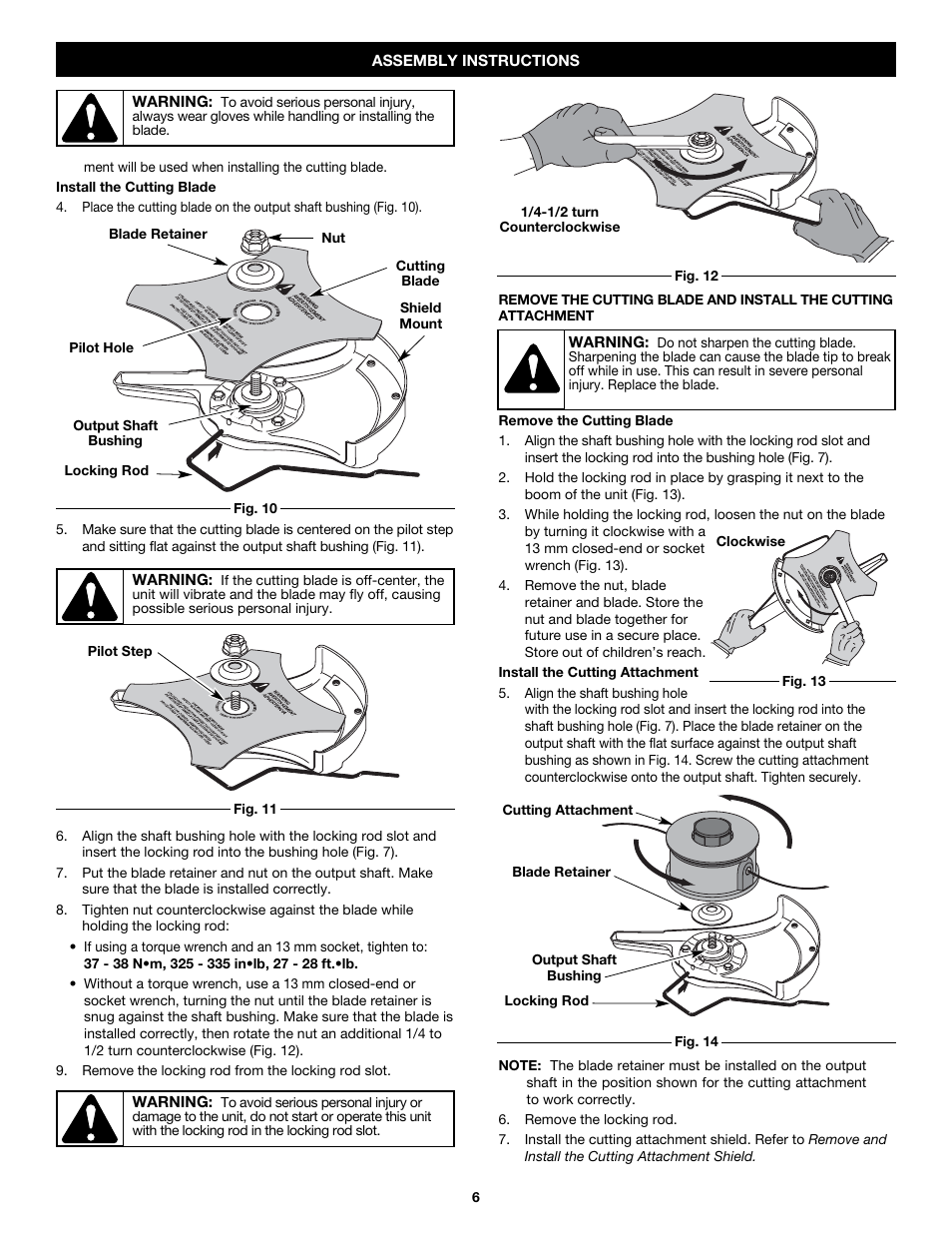 MTD Y780 User Manual | Page 6 / 56