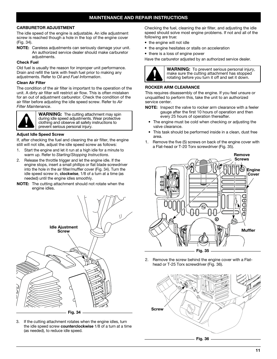 MTD CC4125 / CC4175 User Manual | Page 11 / 48