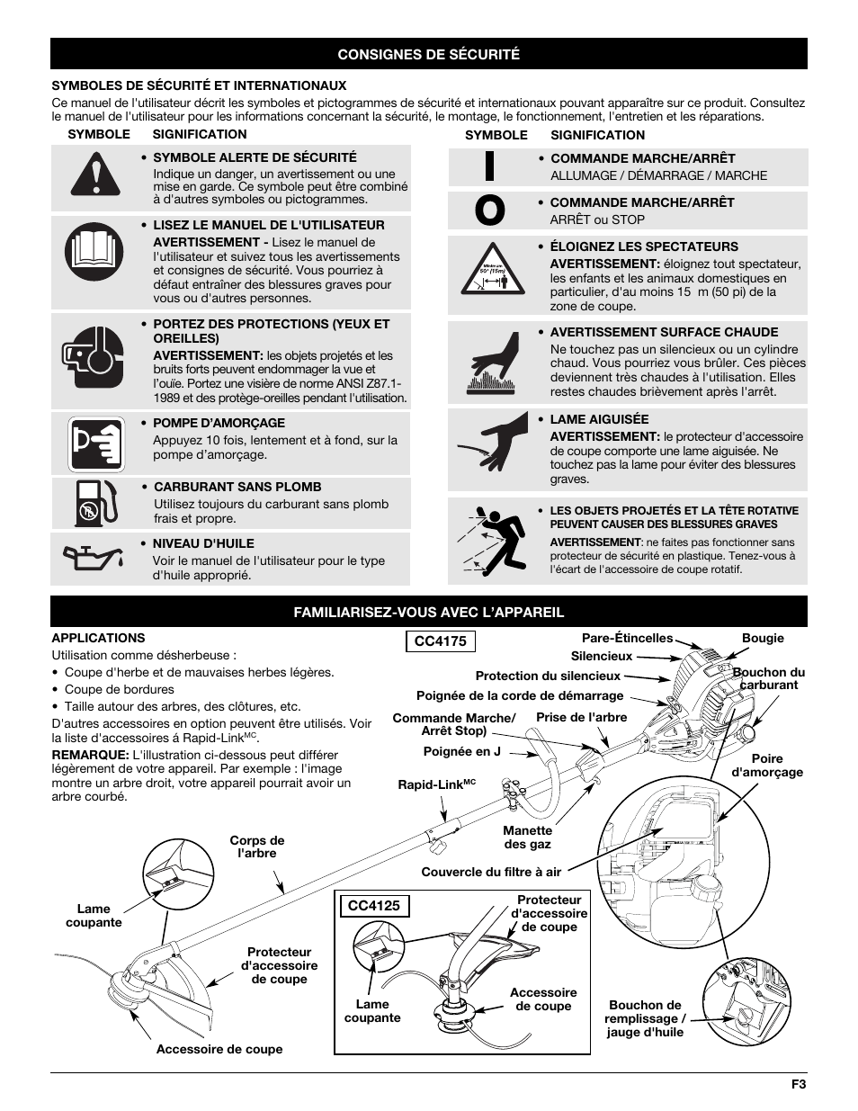 MTD CC4125 / CC4175 User Manual | Page 19 / 48