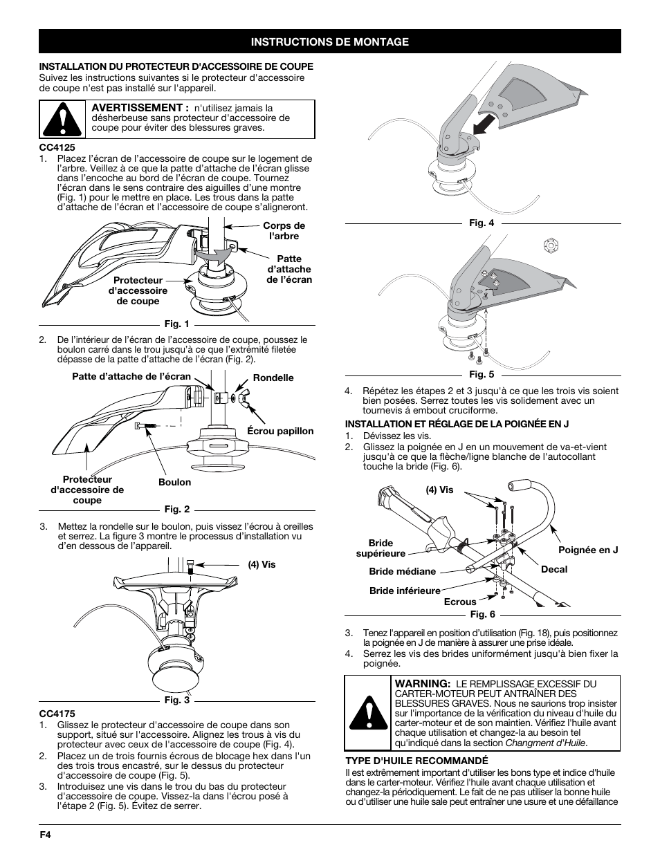 MTD CC4125 / CC4175 User Manual | Page 20 / 48