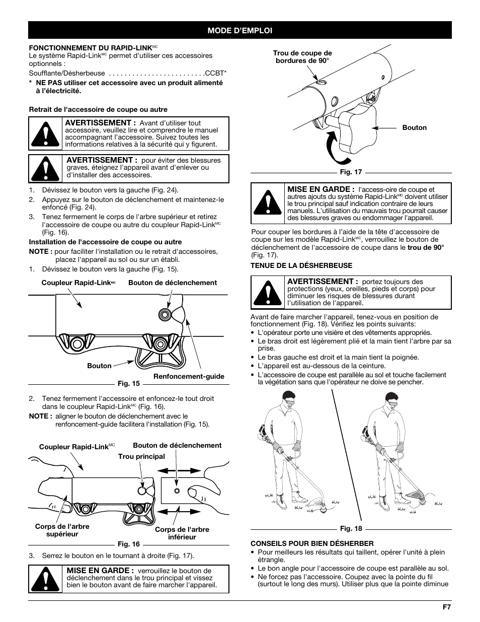 MTD CC4125 / CC4175 User Manual | Page 23 / 48