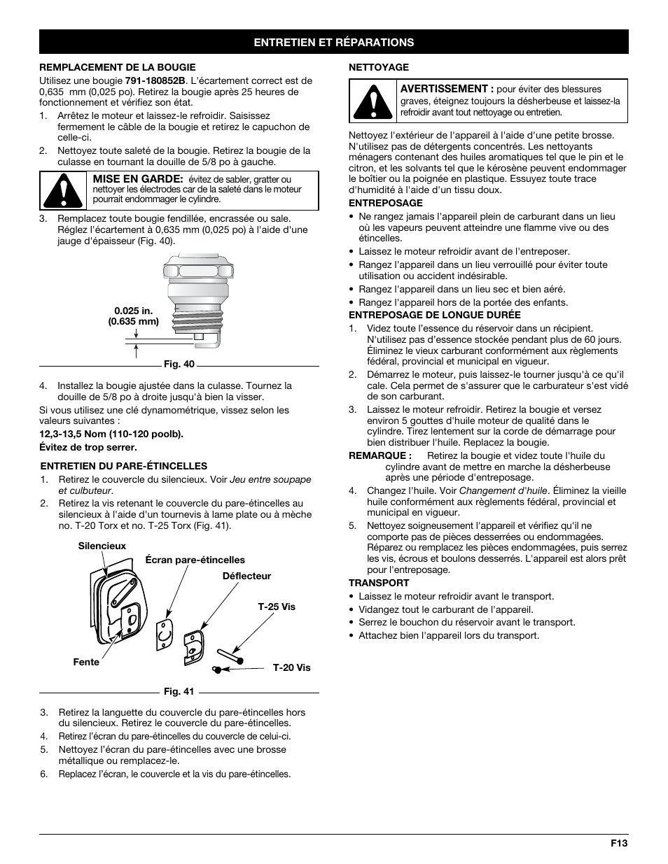 MTD CC4125 / CC4175 User Manual | Page 29 / 48