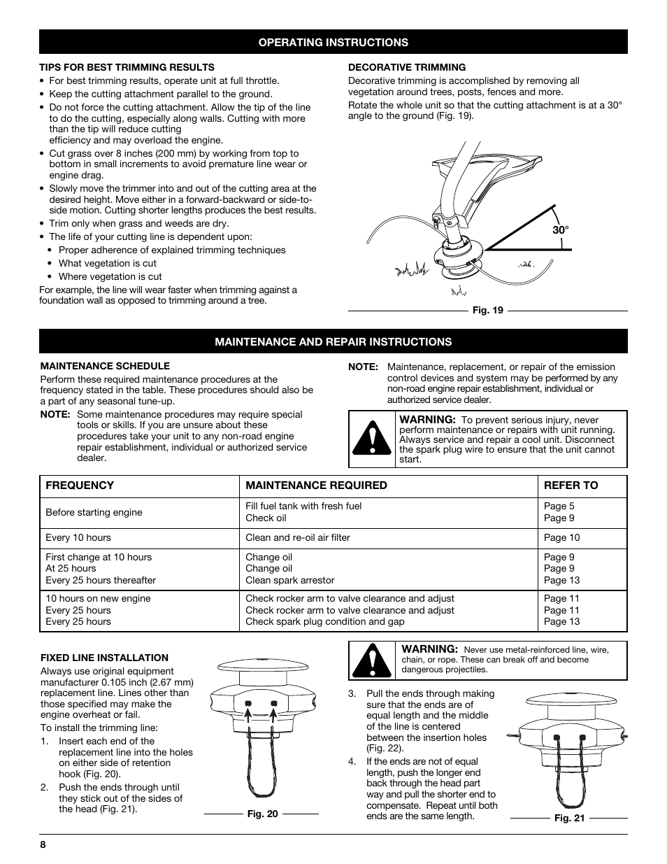 MTD CC4125 / CC4175 User Manual | Page 8 / 48