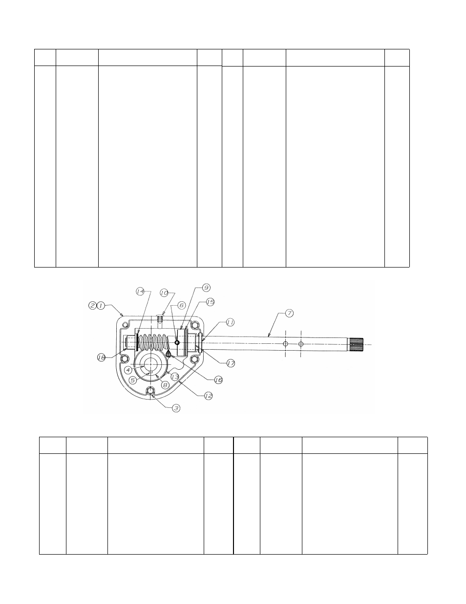 Housing assembly, Gear assembly | MTD E614E User Manual | Page 21 / 28