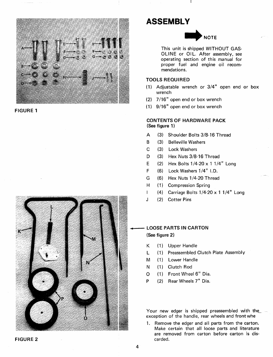Assembly | MTD 24596L User Manual | Page 4 / 12