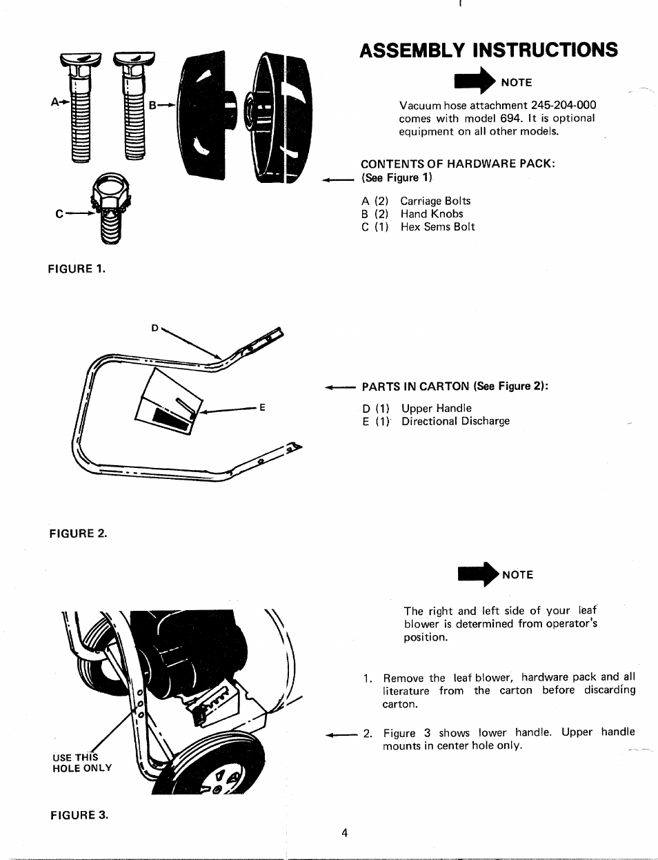 Assembly instructions | MTD 24695S User Manual | Page 4 / 12