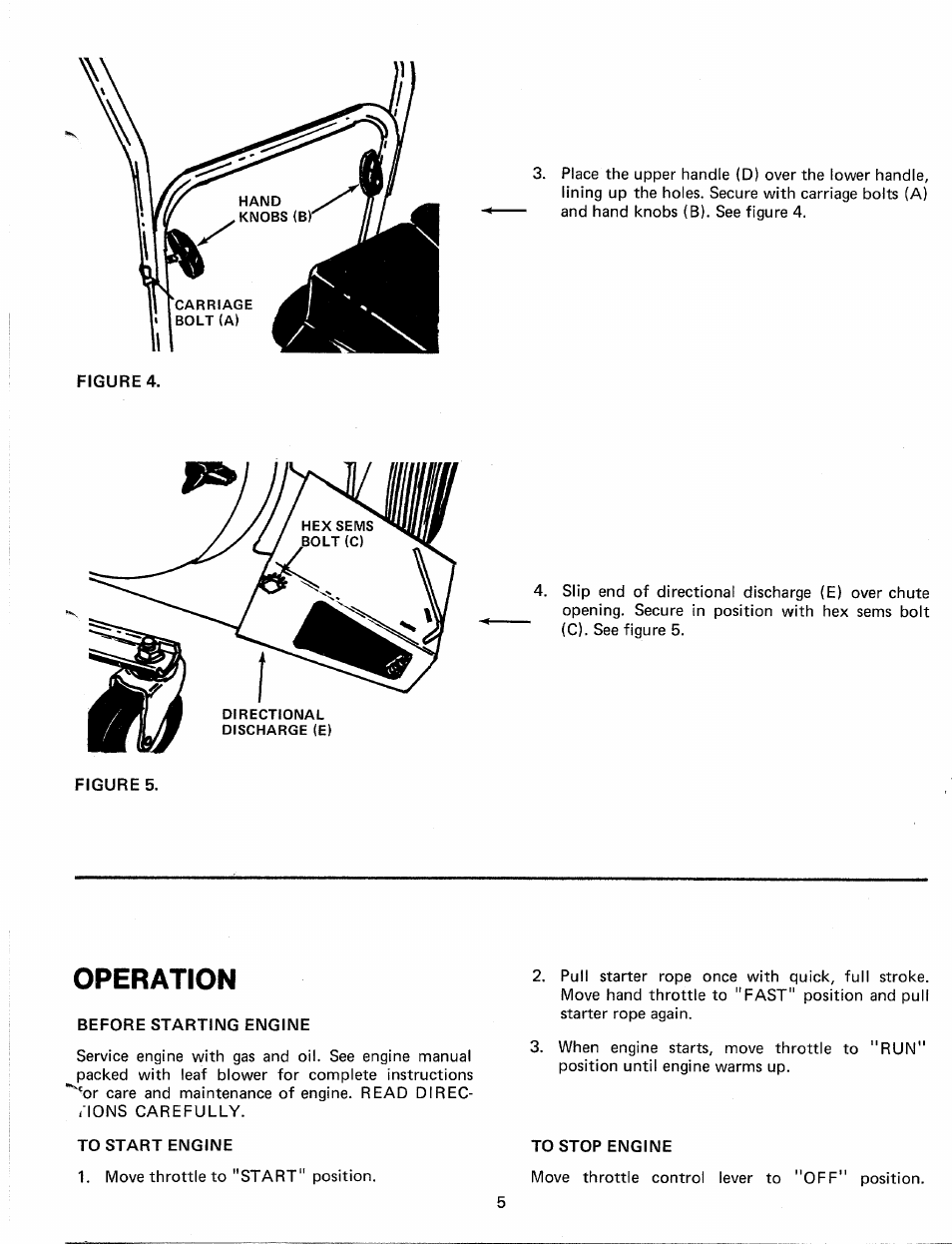 Operation | MTD 24695S User Manual | Page 5 / 12
