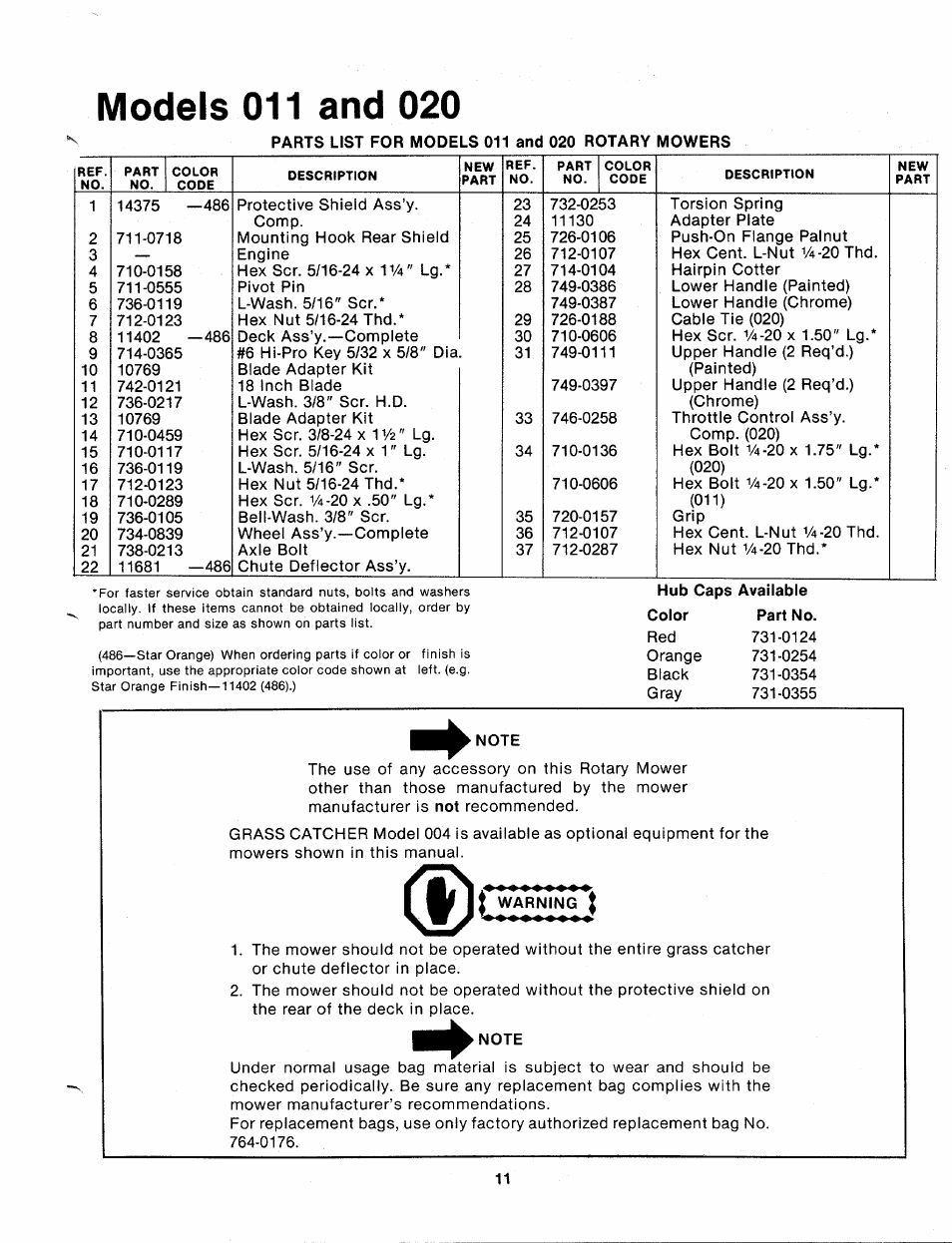 MTD 112-020A User Manual | Page 11 / 12