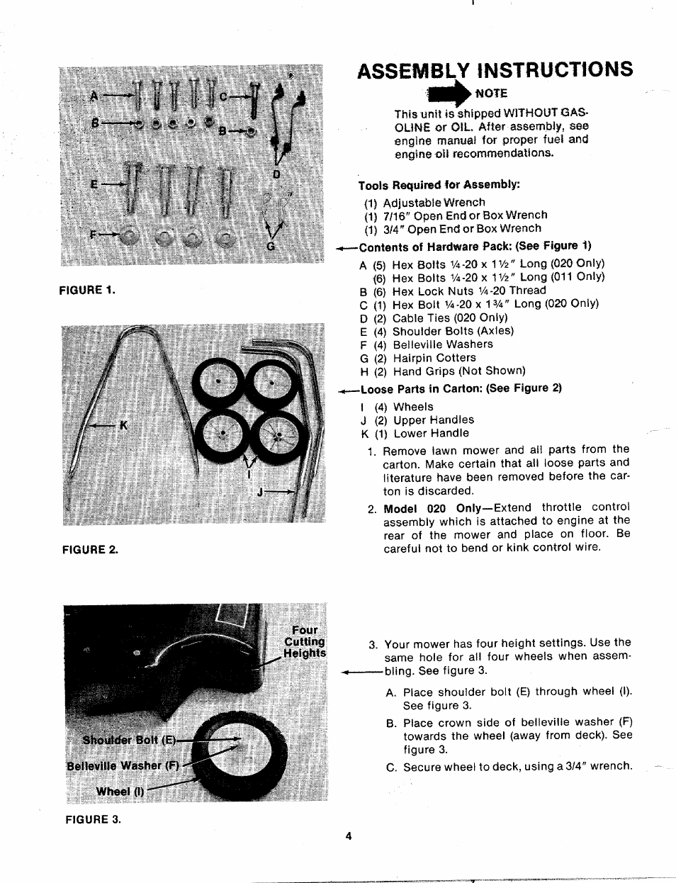 Assembly instructions | MTD 112-020A User Manual | Page 4 / 12