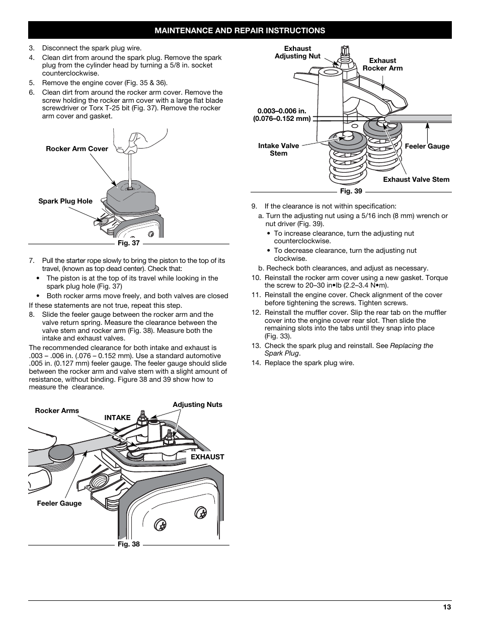 MTD CC4105 User Manual | Page 13 / 56