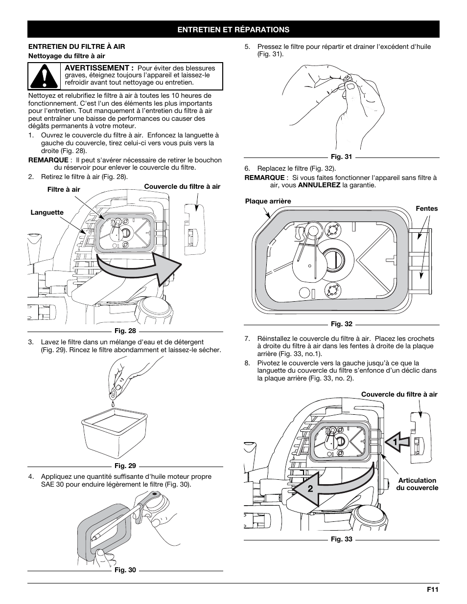 MTD CC4105 User Manual | Page 29 / 56