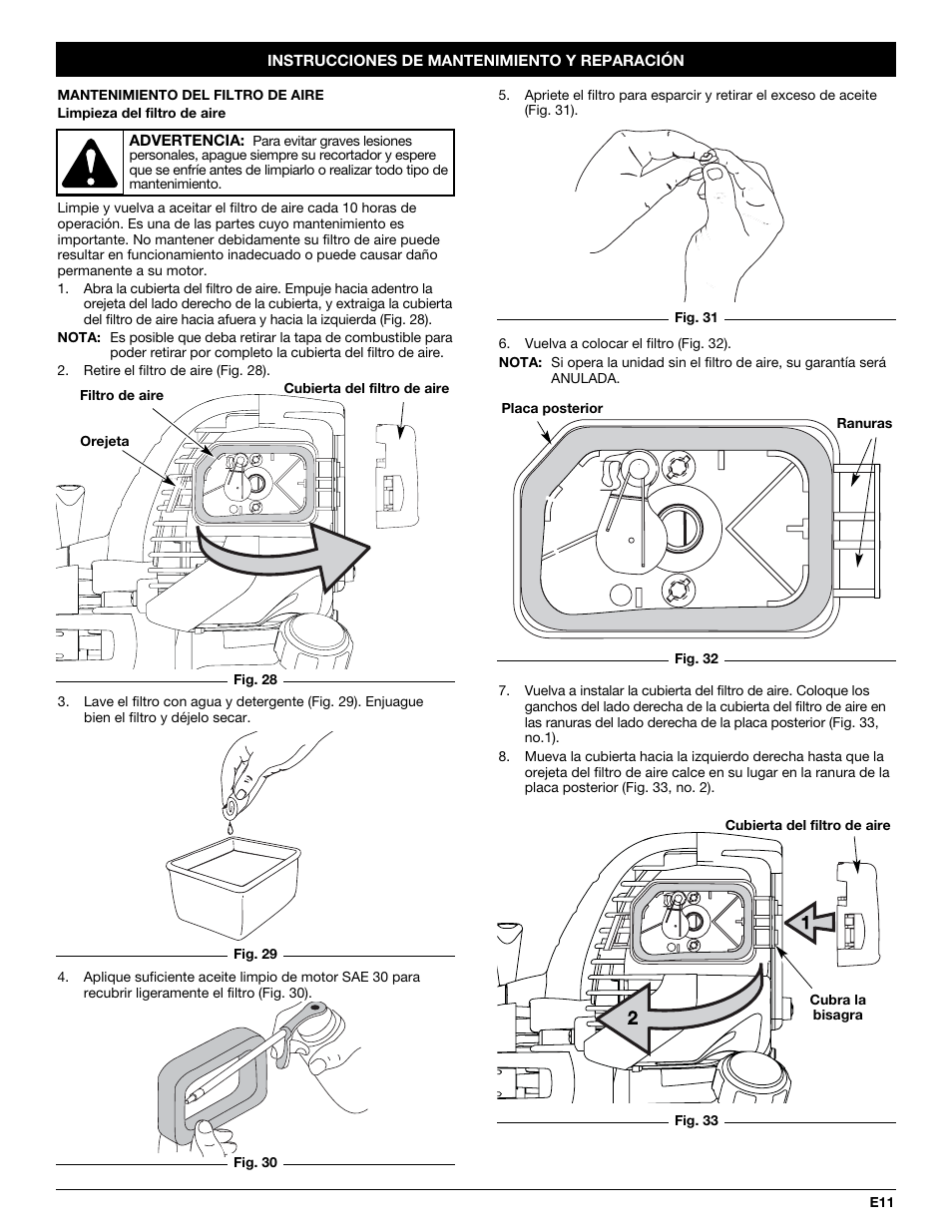 MTD CC4105 User Manual | Page 47 / 56