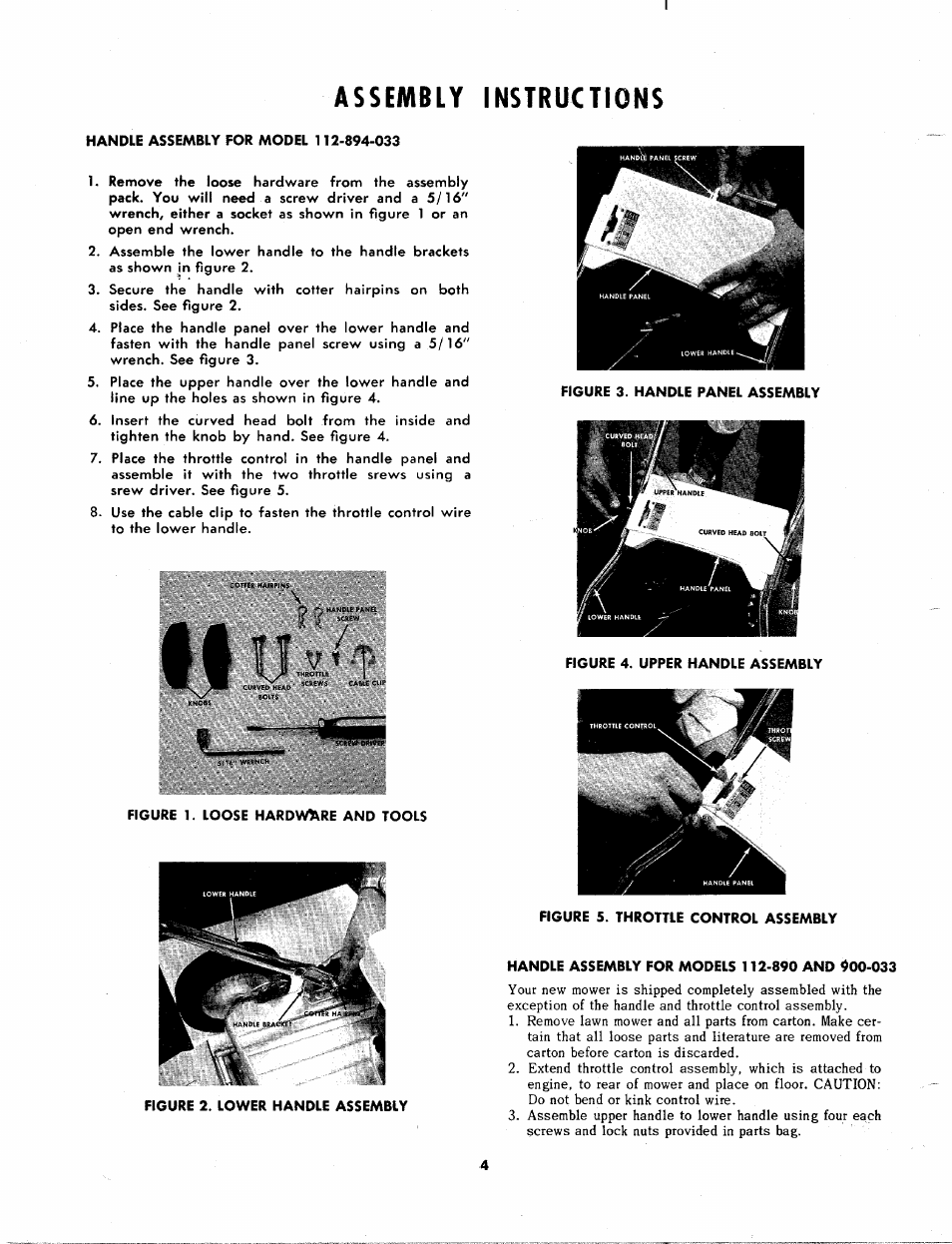 Assembly instructions, I t v / l | MTD 112-894-033 User Manual | Page 4 / 7