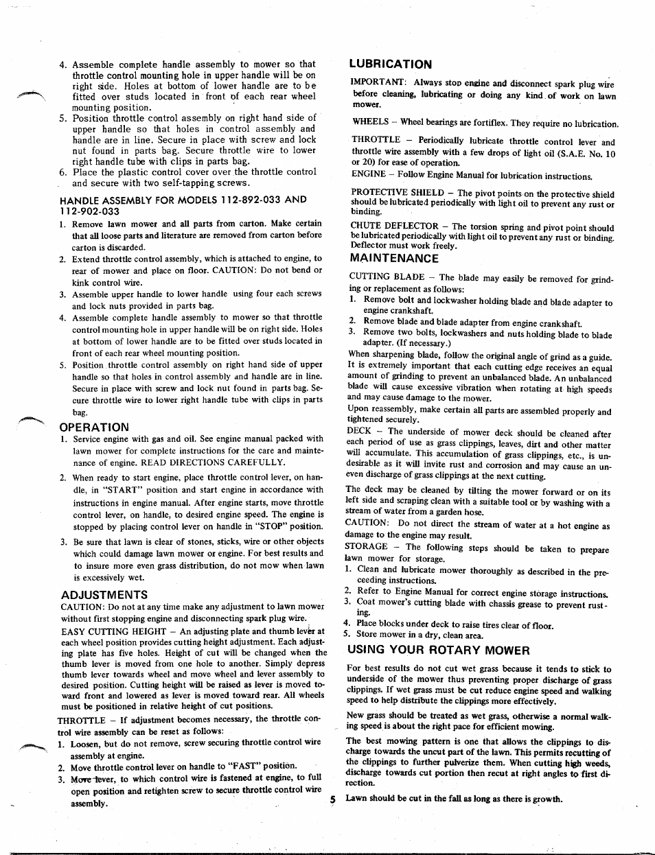 MTD 112-894-033 User Manual | Page 5 / 7