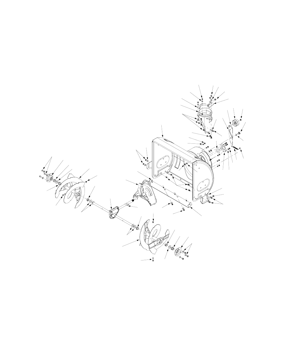 Blower housing | MTD E662E User Manual | Page 20 / 28