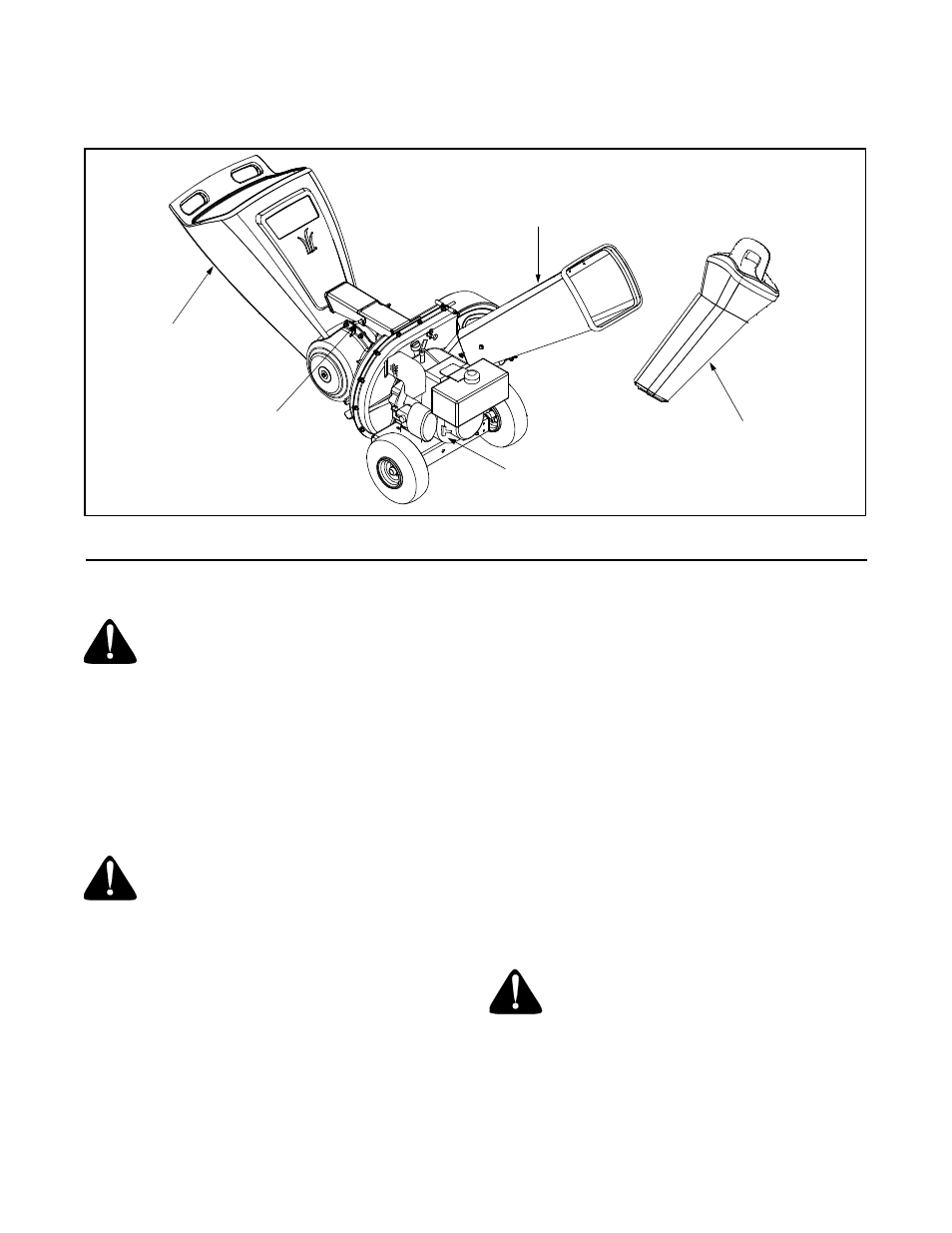 Detención del motor, Carga de gas y aceite, Encendido del motor | Descarga de la bolsa | MTD 462 thru 465 User Manual | Page 20 / 28