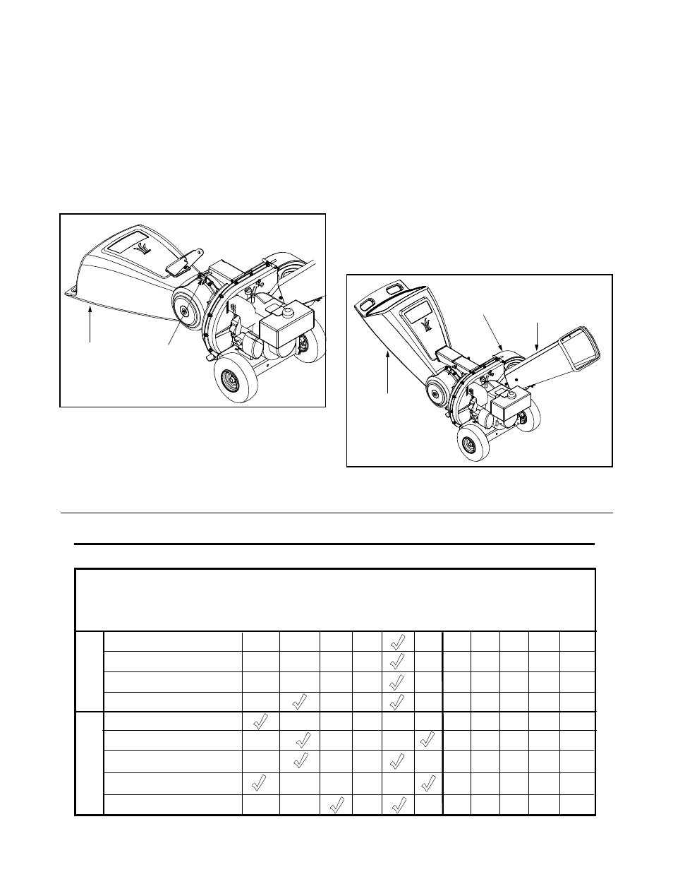 Cómo bajar el montaje de la tolva, Uso de la cortadora trituradora, Responsabilidades del cliente | MTD 462 thru 465 User Manual | Page 21 / 28