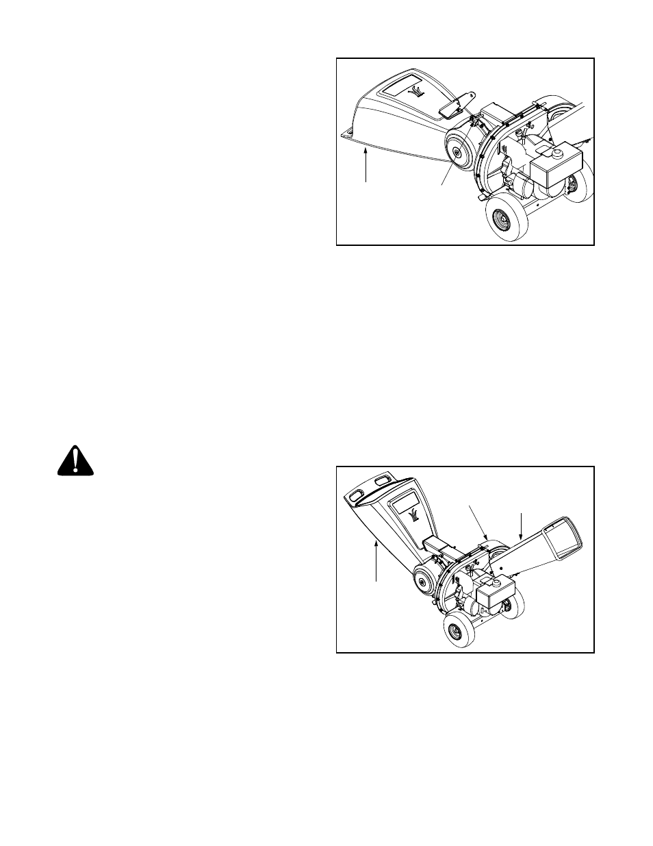 Starting engine, Lowering the hopper assembly, Using the chipper shredder | MTD 462 thru 465 User Manual | Page 8 / 28