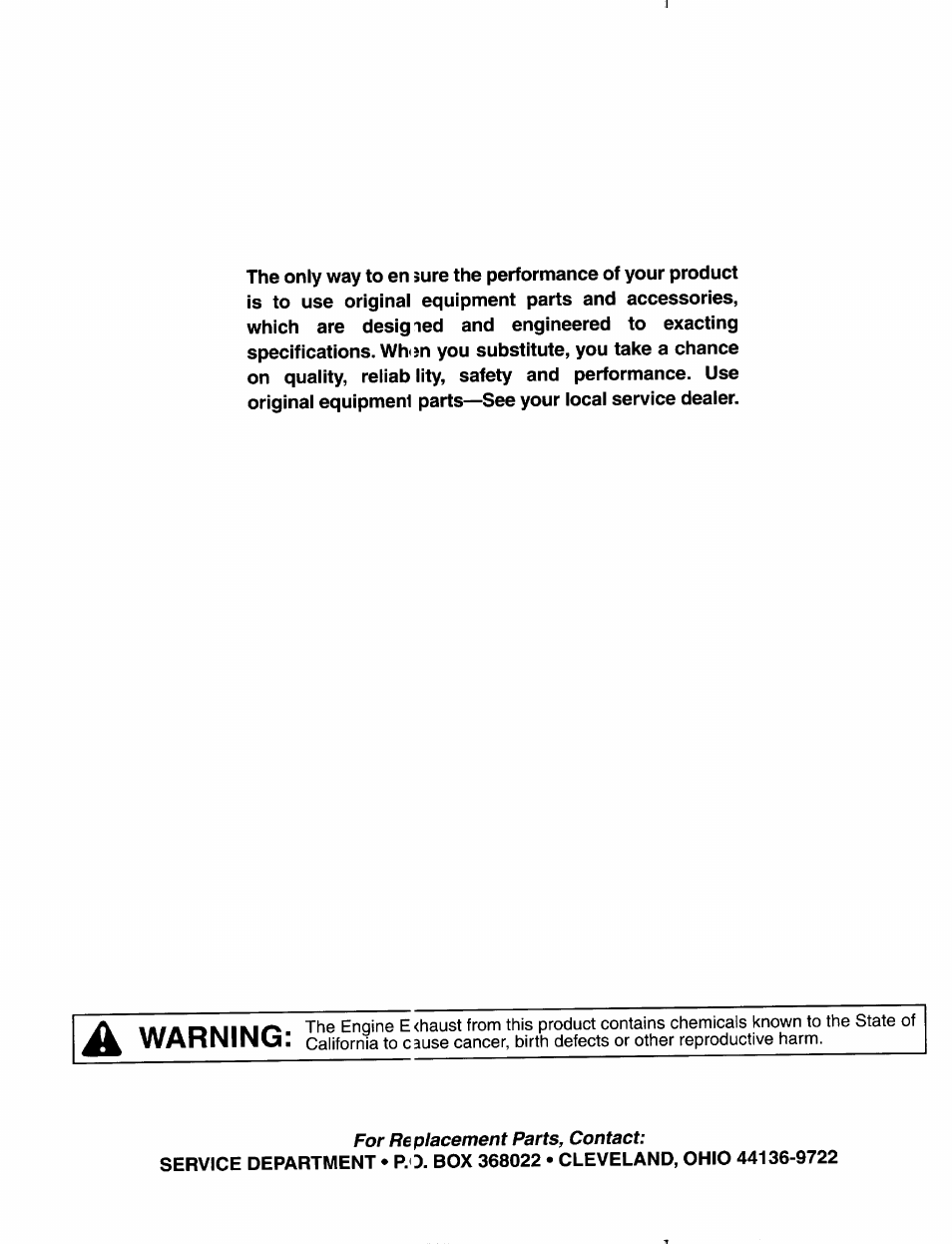 MTD 556 User Manual | Page 20 / 20