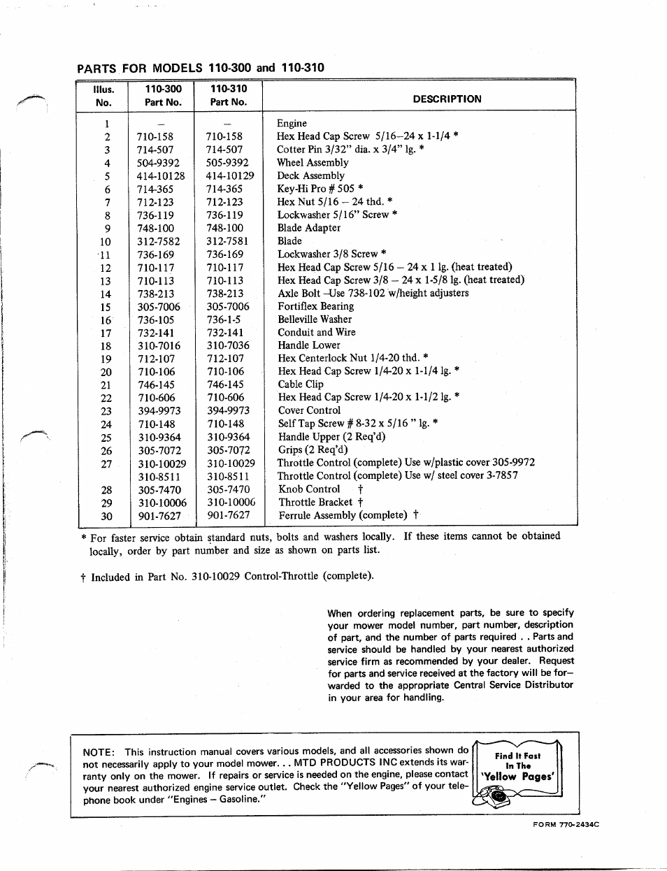 MTD 110-310 User Manual | Page 3 / 4