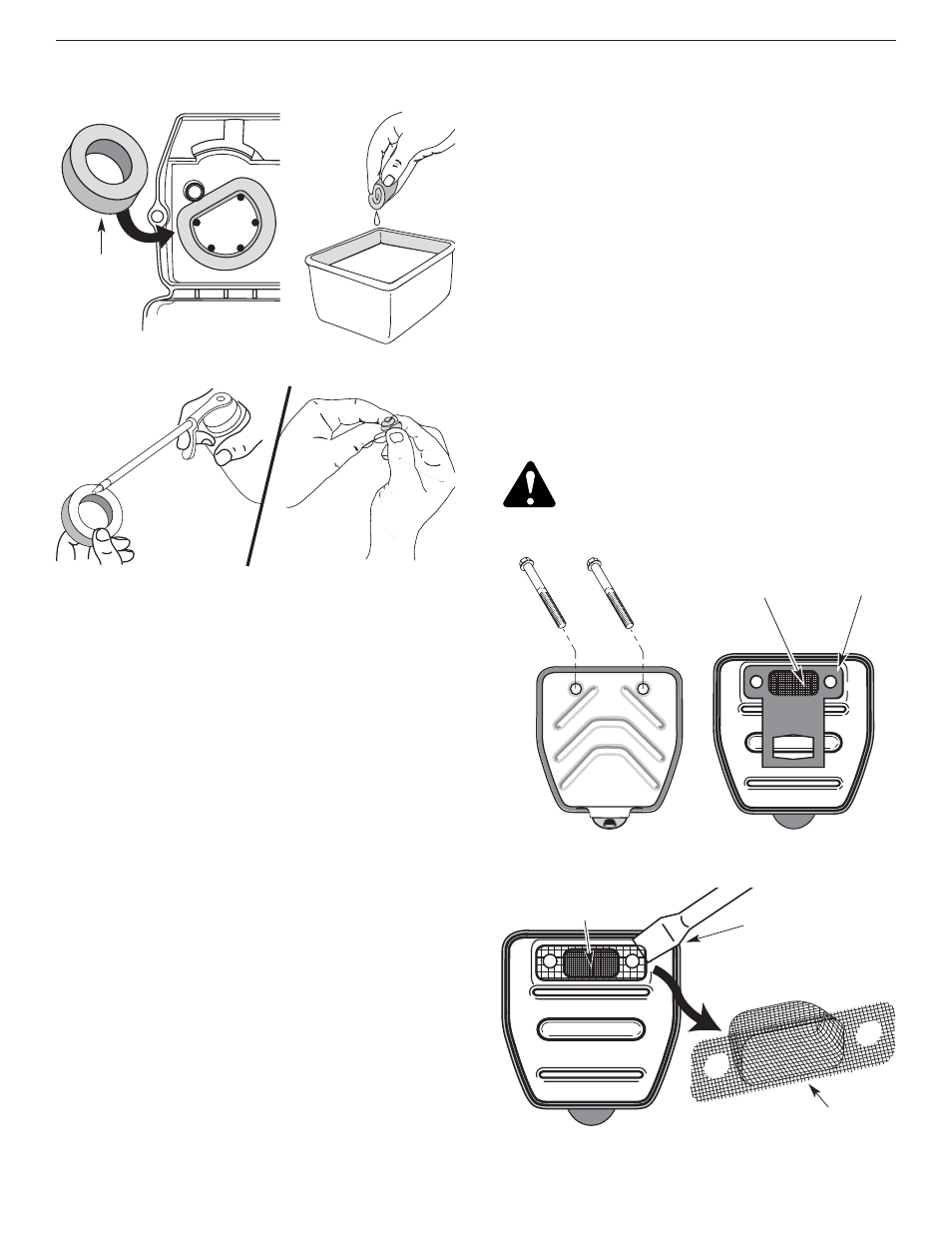 Spark arrestor maintenance | MTD Y700 User Manual | Page 14 / 64