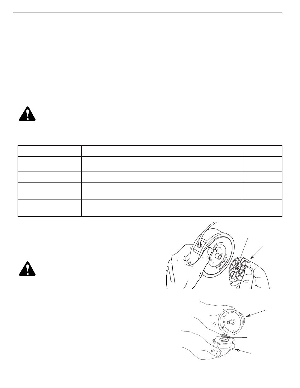 Programa de mantenimiento, Instalación de la línea | MTD Y700 User Manual | Page 51 / 64