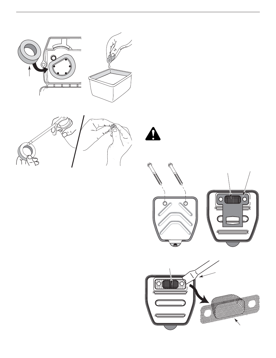 Mantenimiento del parachispas | MTD Y700 User Manual | Page 54 / 64