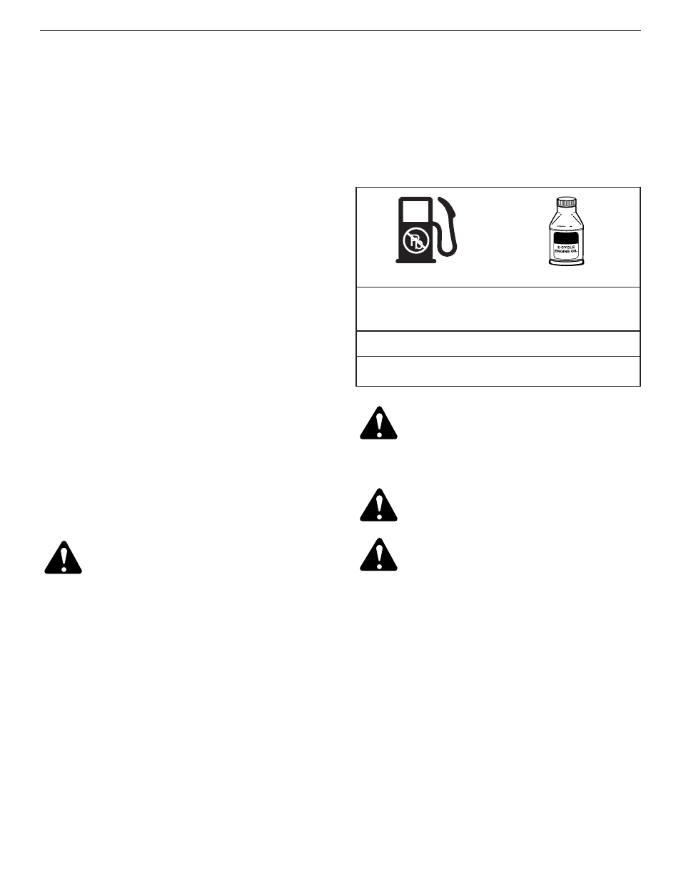 Oil and fuel mixing instructions | MTD Y700 User Manual | Page 8 / 64