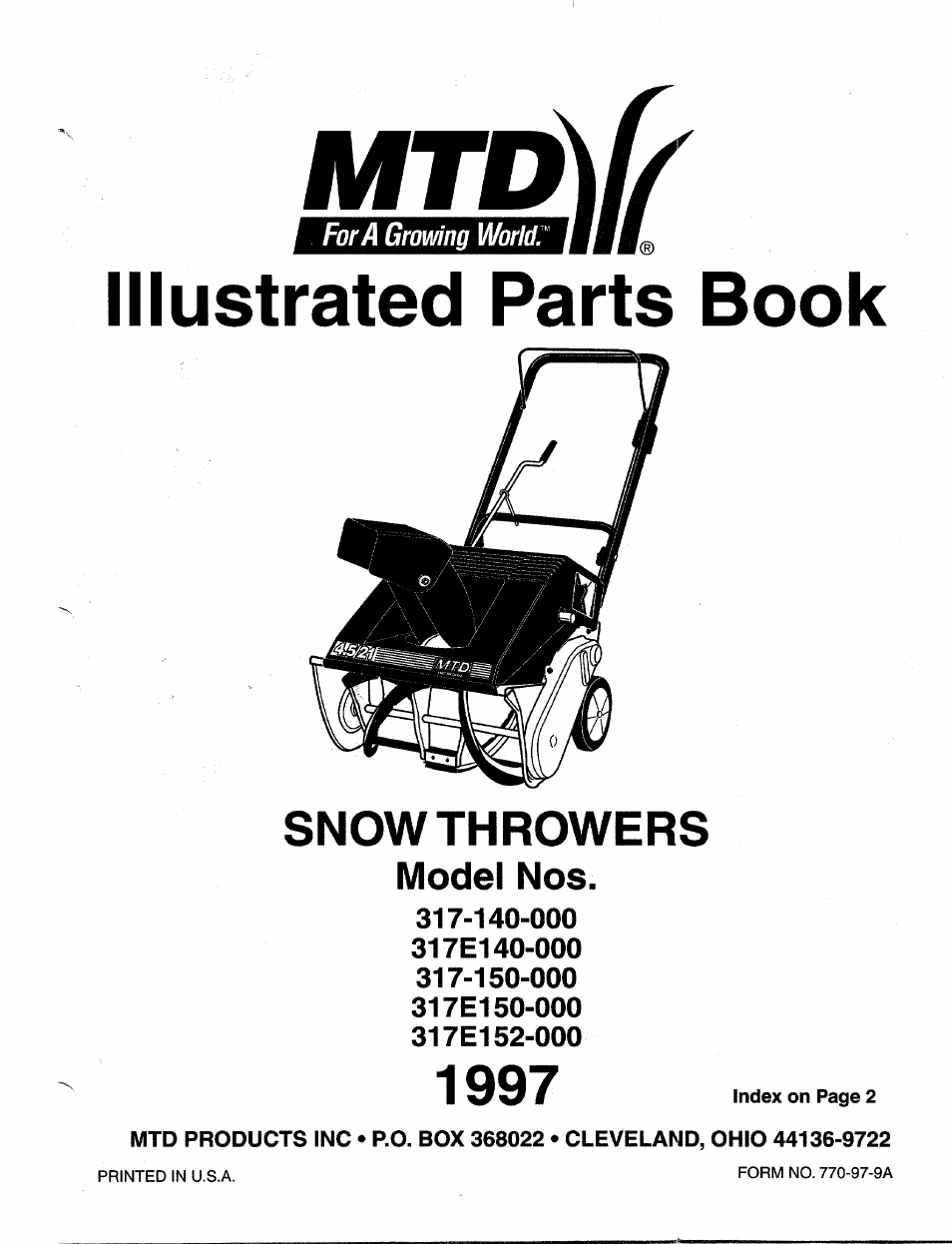 MTD 317E152-000 User Manual | 12 pages